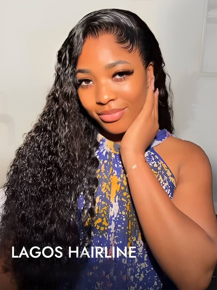 Water Wave Wig With Lagos Hairline Water Wave Wig With Lagos Hairline