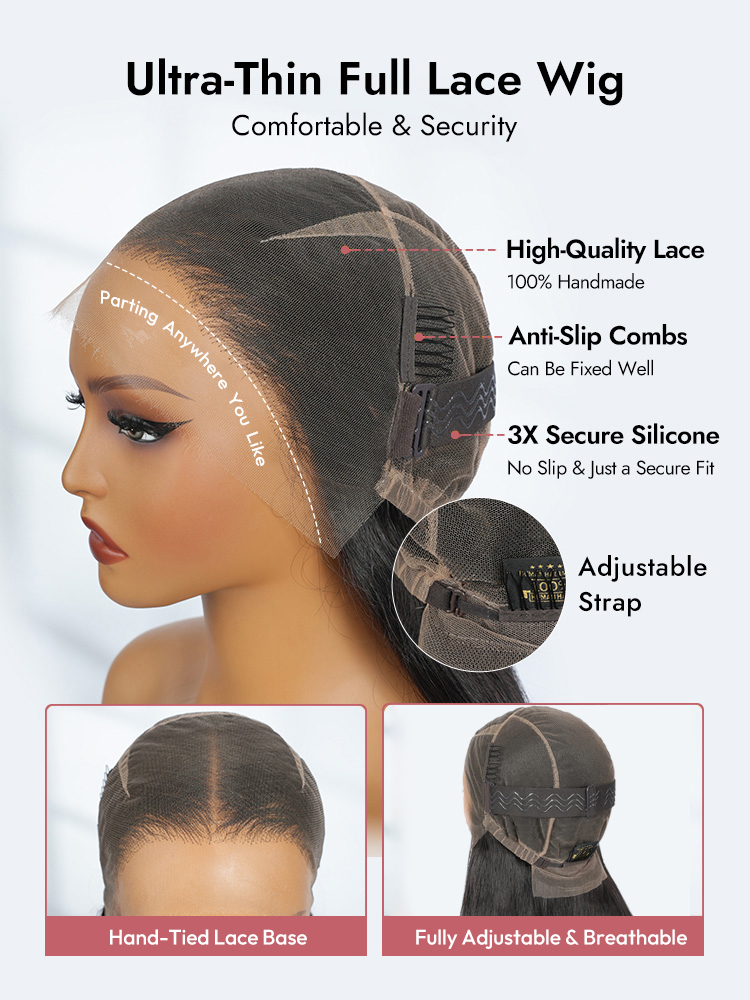 Ultra Thin Full Lace Wig