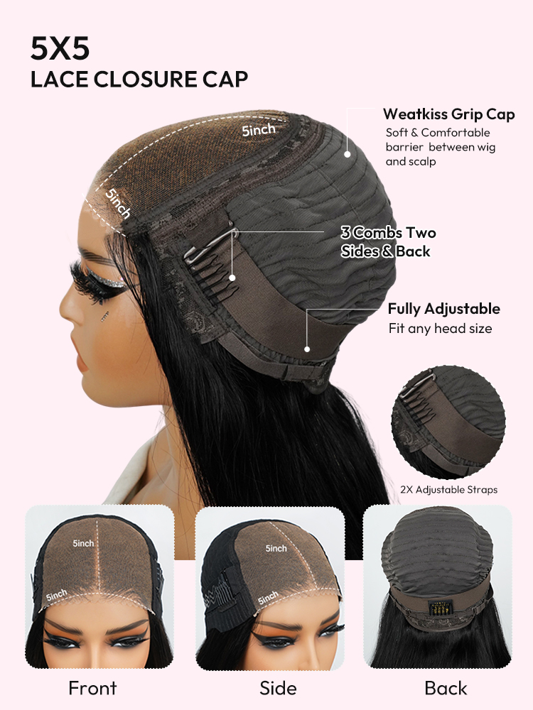 5X5 Lace Front Wig