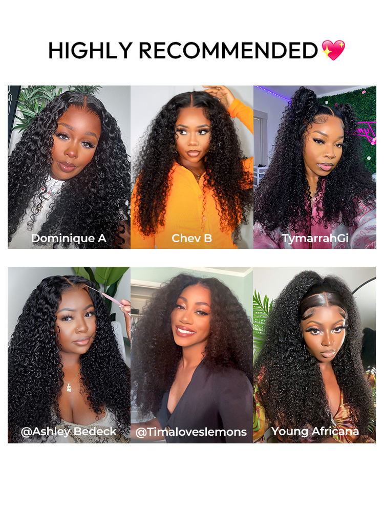 HD Lace Curly Wig With Baby Hair