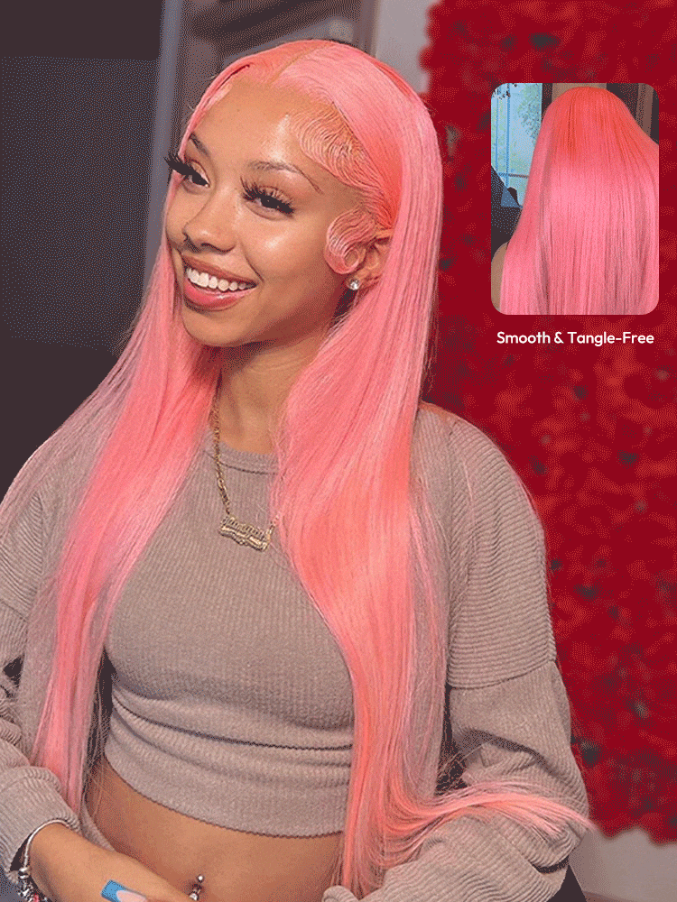 Pink Frontal Wig