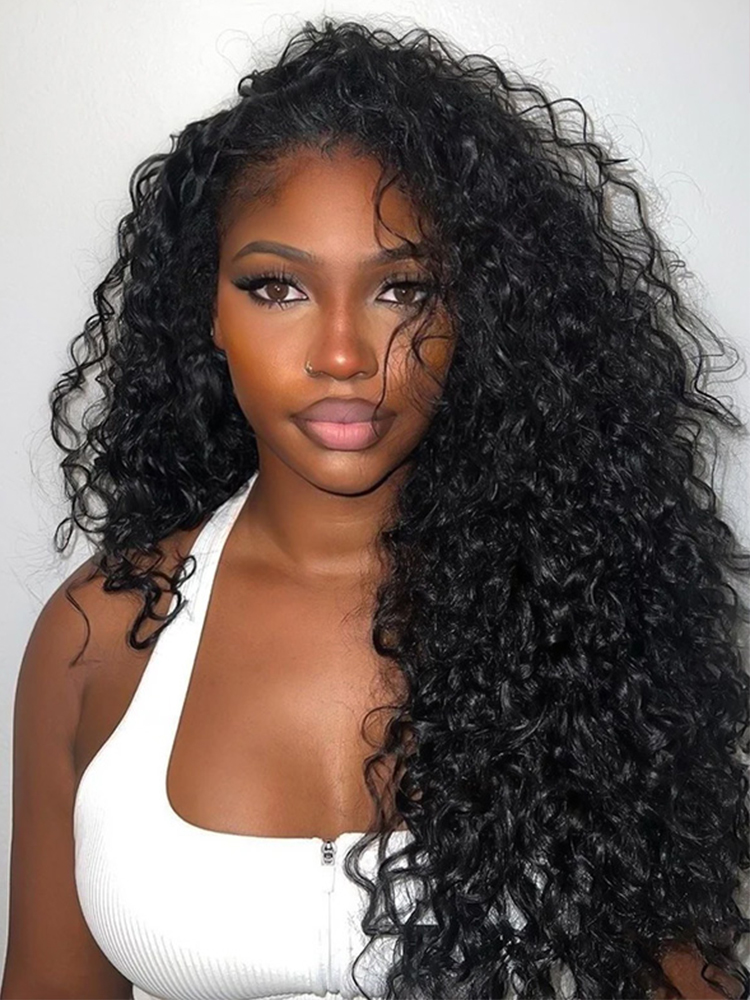 Curly Wave Wig With Drawstring