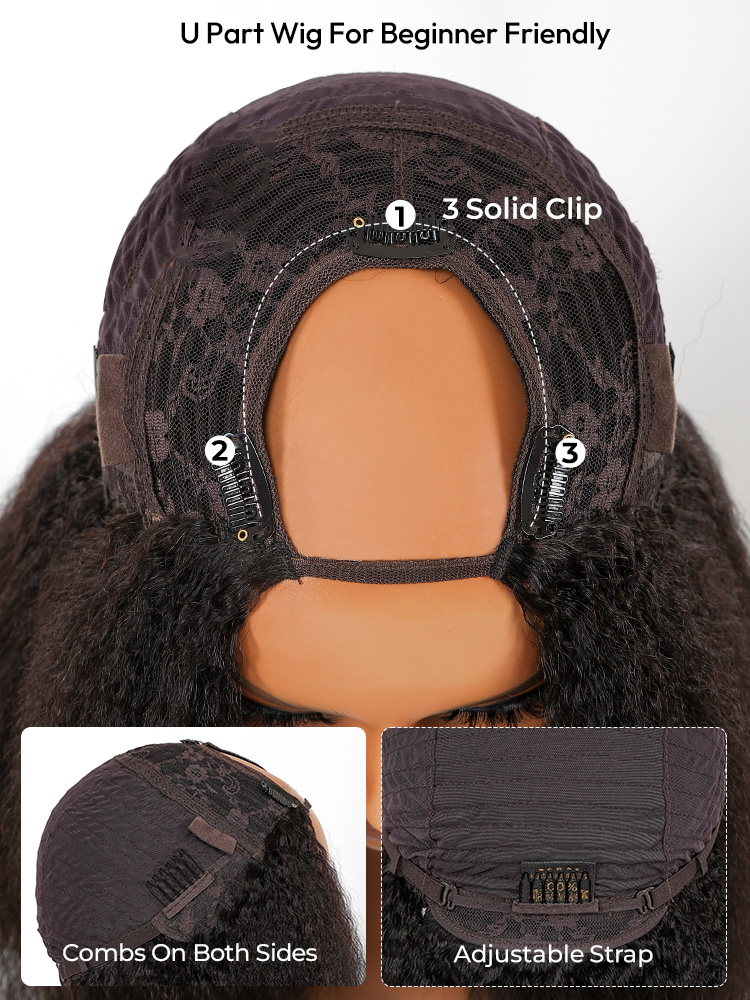 U Part Wig For Beginner Friendly
