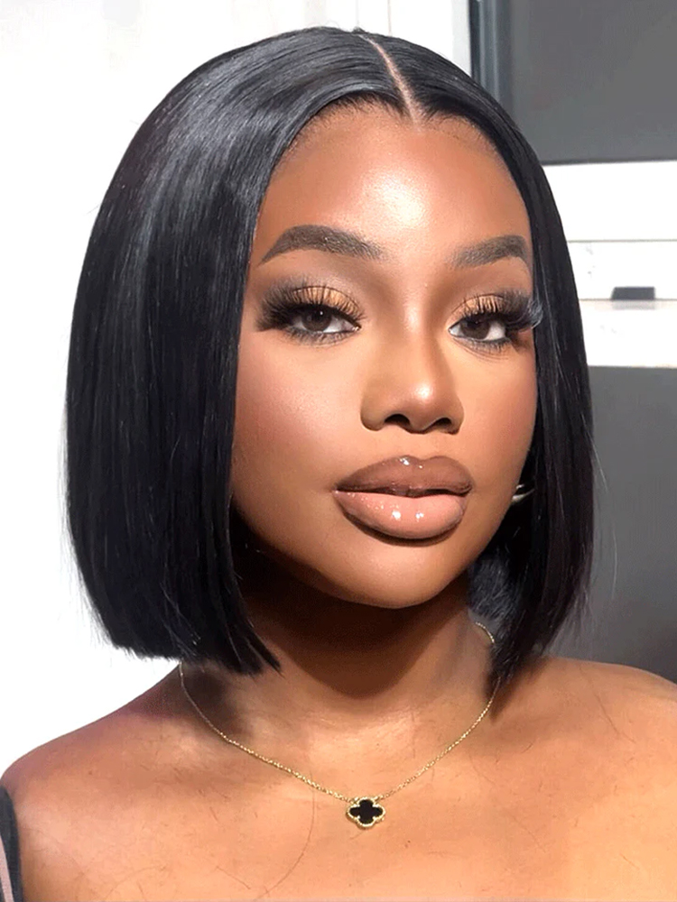 Straight Bob Wigs With U Part