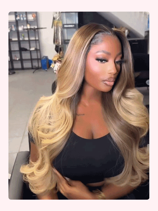 Ash Brown Ombre Blonde Wigs Ash Brown Ombre Blonde Wigs
