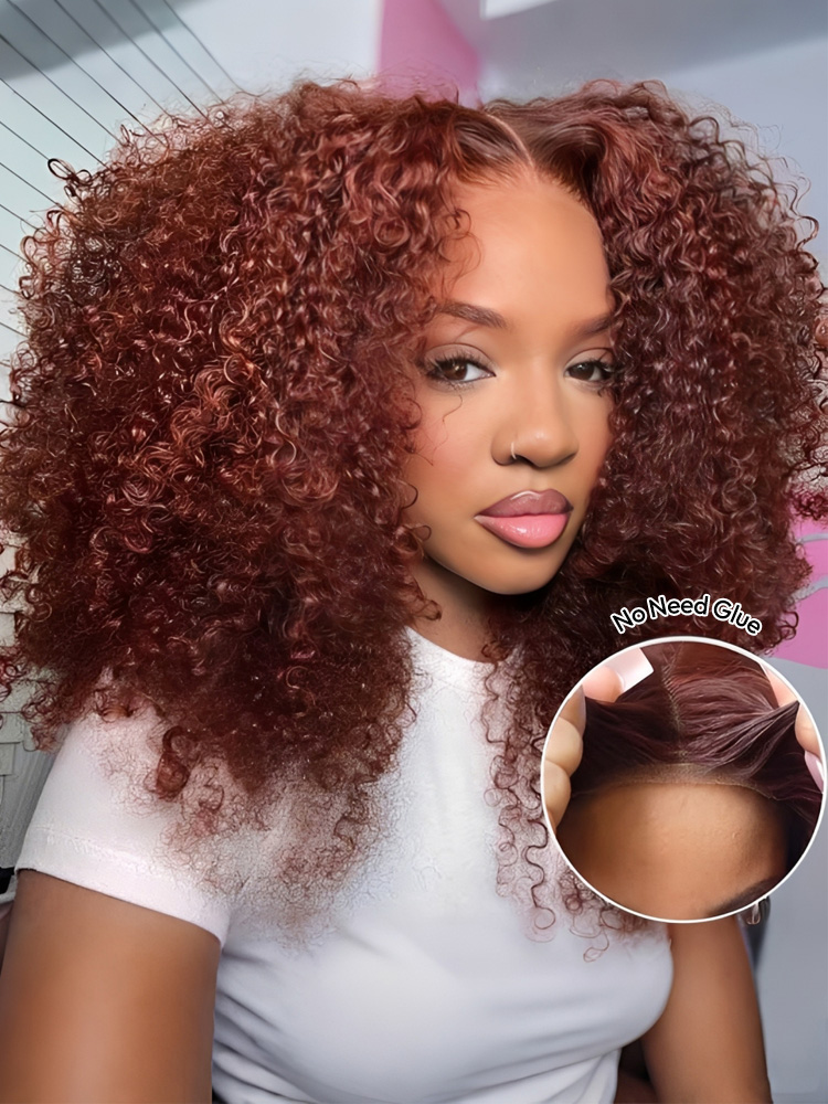 Dark Reddish Brown Hair Wig