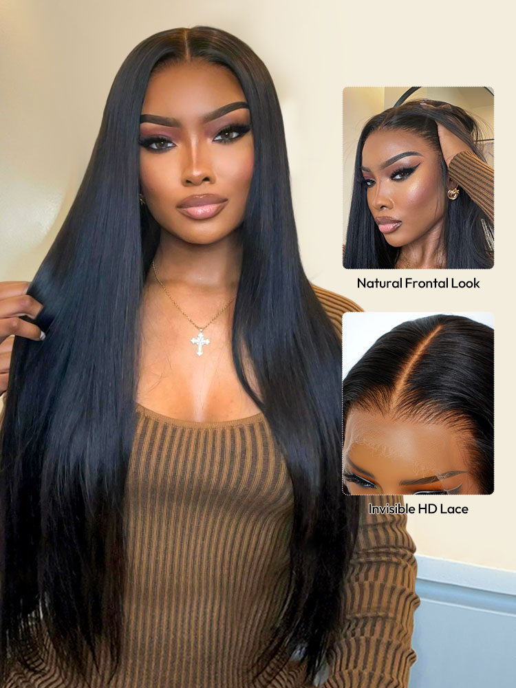 Transparent Wigs Brazilian Lace Front Wigs Straight Human Hair 13x4 HD Lace Wigs