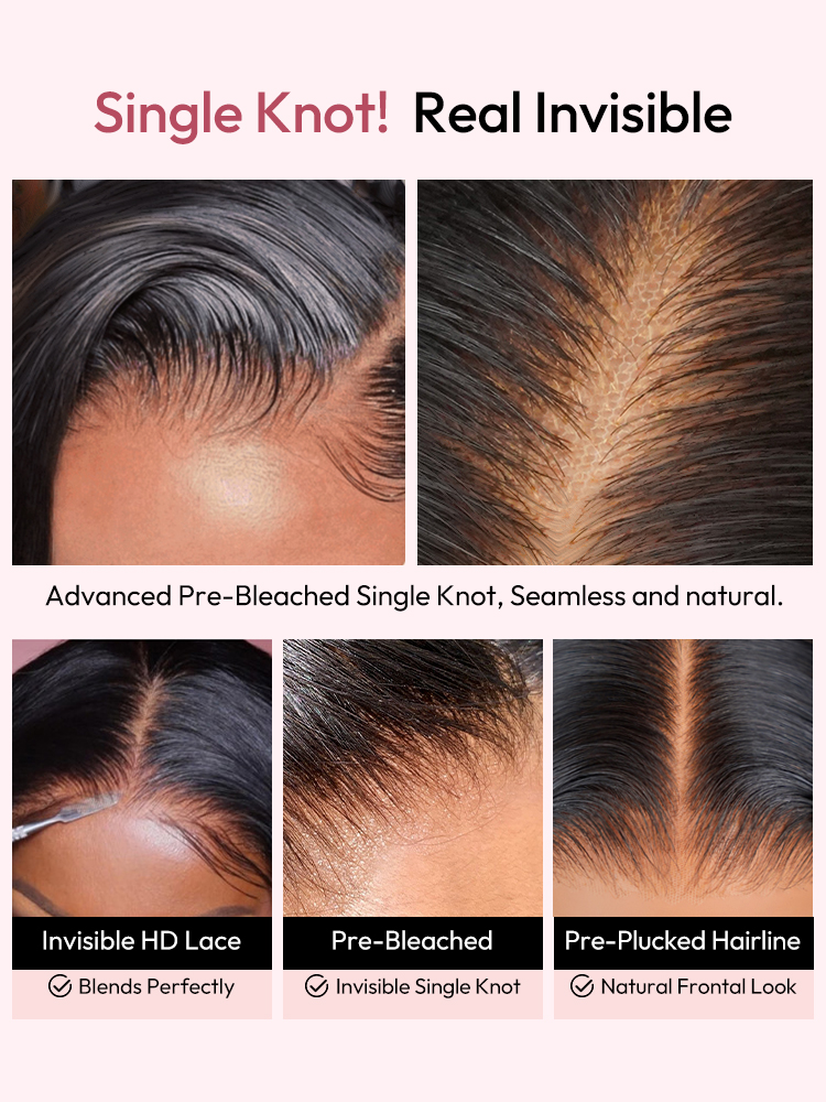 Real Invisible Lace Wig