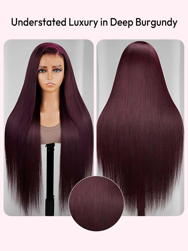 Understated Luxury in Dark Burgundy