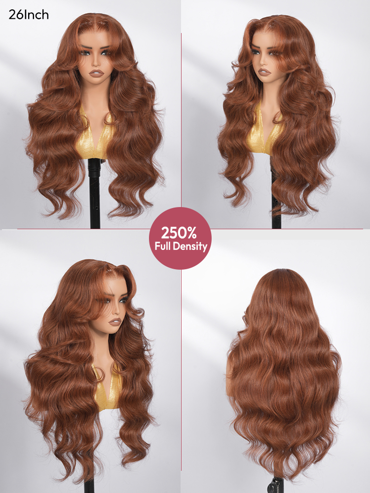Caramel Brown 26 Inch Wig