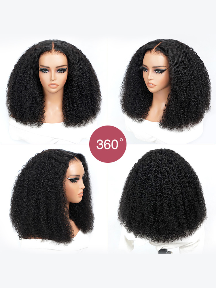 Kinky Curly Human Hair Wigs