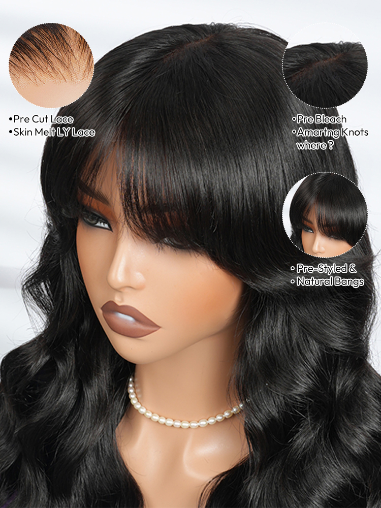 Pre-Cut Lace Closure Wig