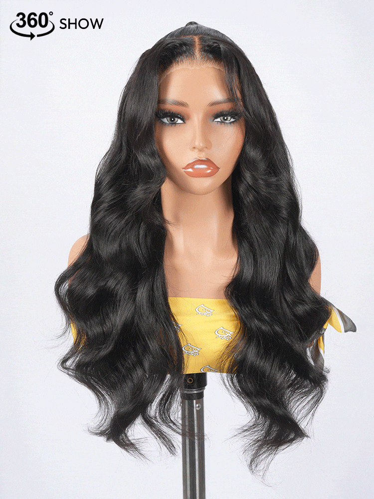 Half Up Wig Display