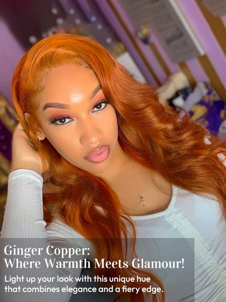 Ginger Copper Color Wig