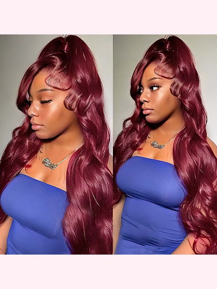 Body Wave Burgundy Wig