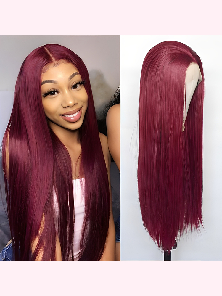 99J Burgundy Wigs