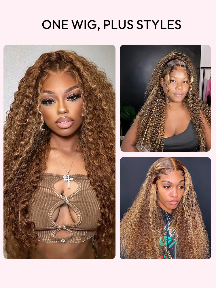 Deep Wave Highlight Wigs