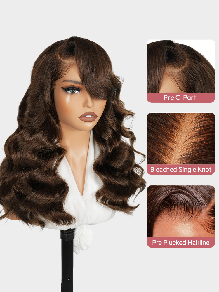 Pre Bleached Single Knots Wigs With Brown Pre Bleached Single Knots Wigs With Brown
