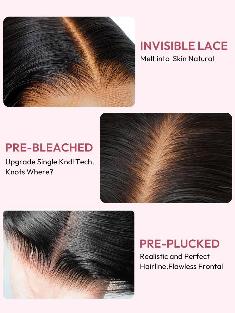 Deep Wave Pre-plucked Hairline Wigs