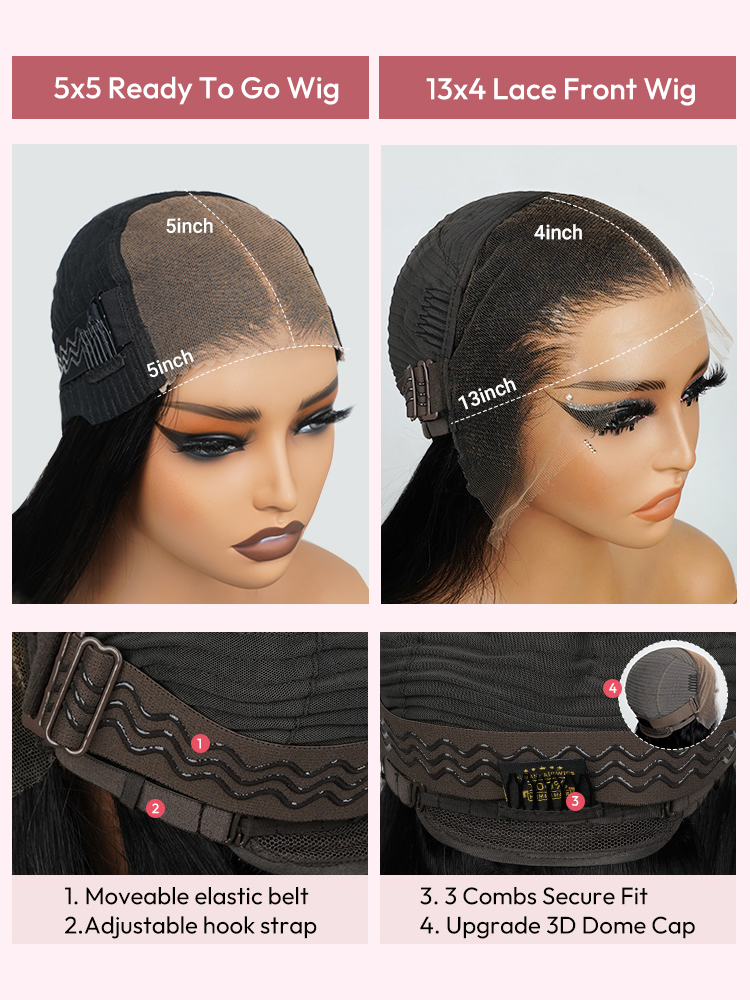 Layered Cut Lace Straight Wig
