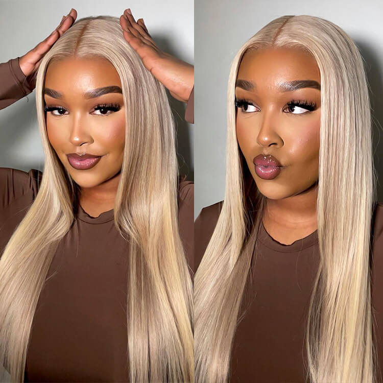 Platinum Blonde Highlight Wig