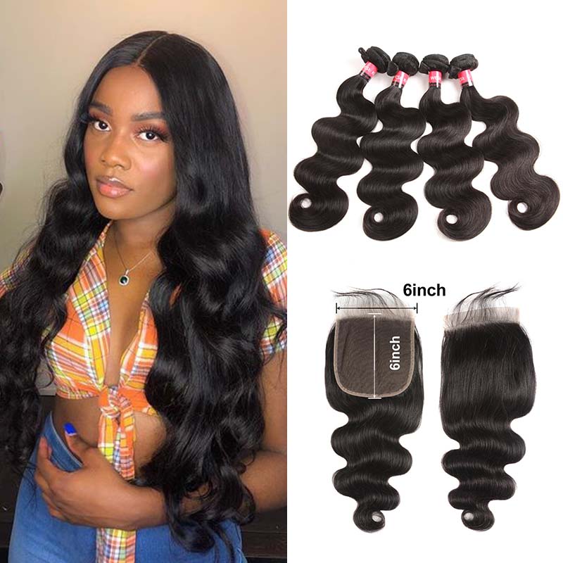 6*6 Inch Lace Closure