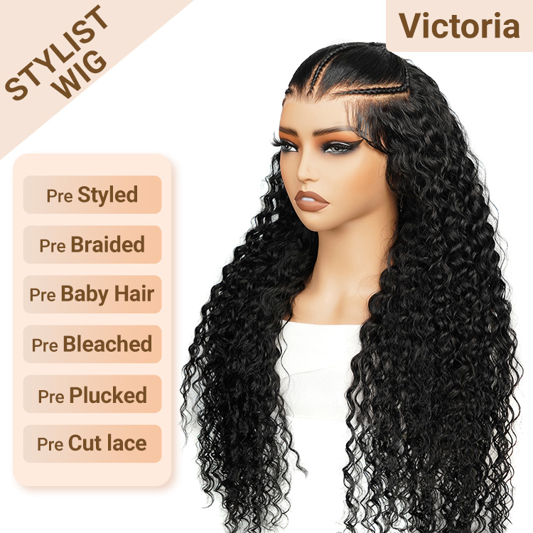 Victoria - Ready To Go Glueless Wigs Upgrade Hairstylist Collection 13*6 LY Transparent Lace Wigs