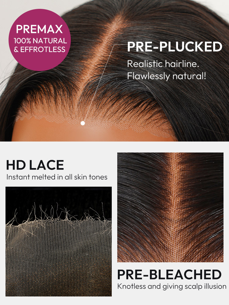 Pre Bleached& Pre Cut Lace Wig Pre Bleached& Pre Cut Lace Wig