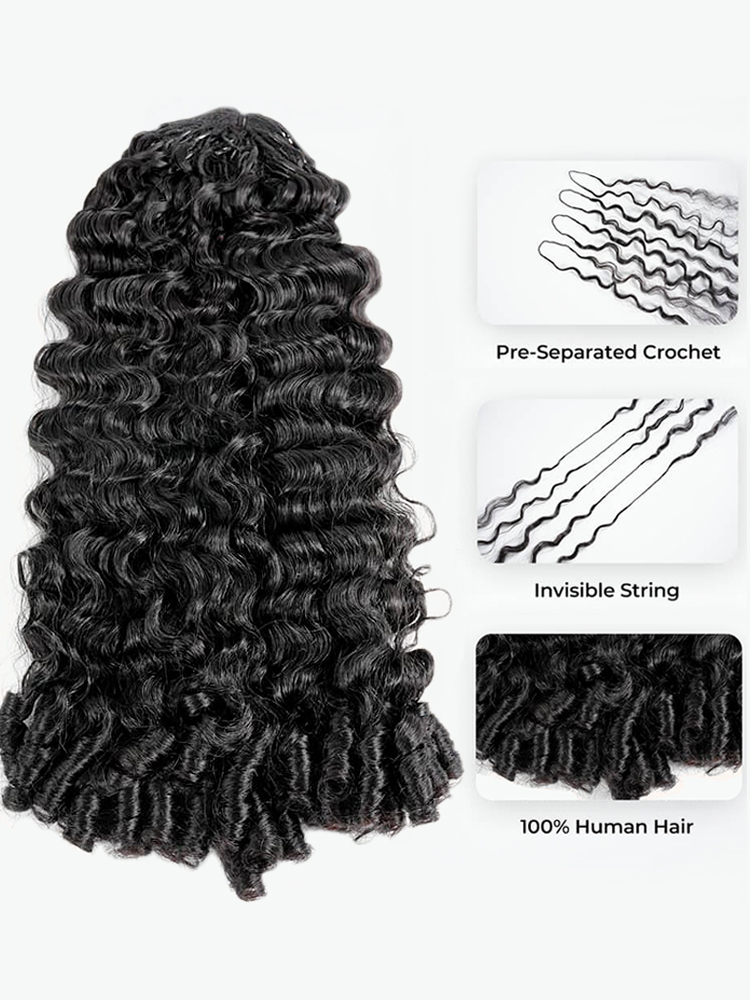 100% Human Hair Pre-Separated Strands