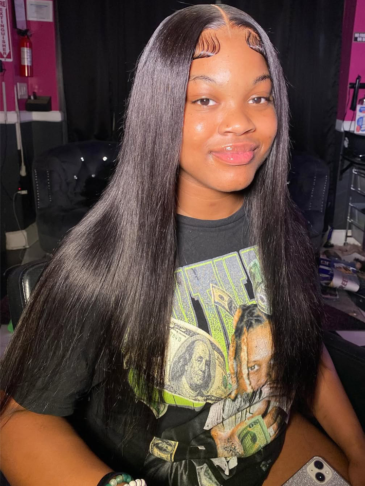 Straight Closure Wigs