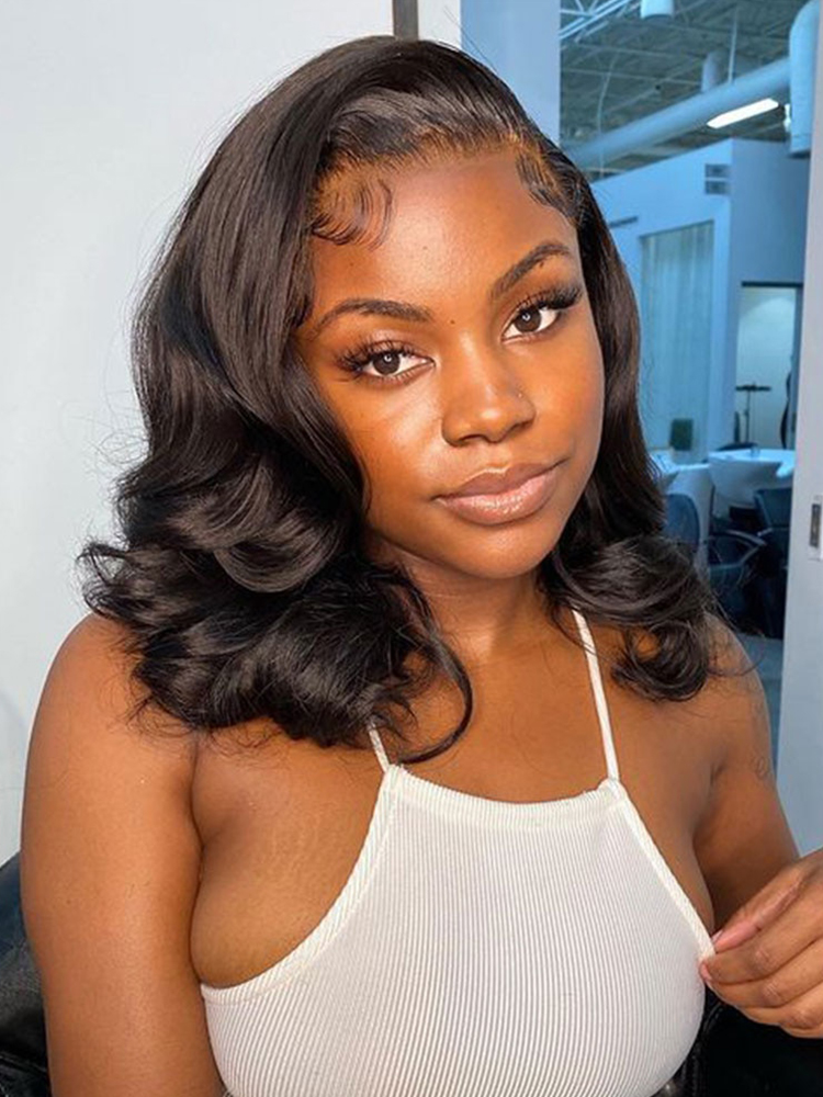 Lace Front Bob Wig With Baby Hair