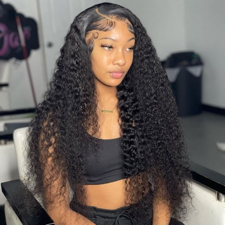 curly closure wig