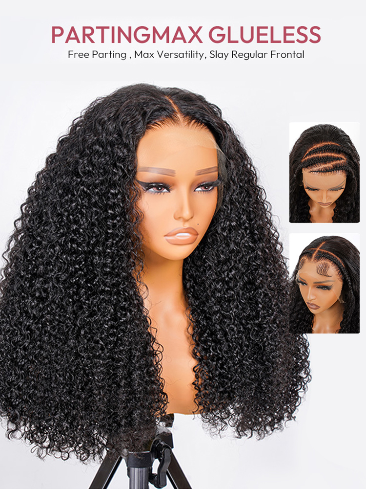 Kinky Curly Wig With Baby Hair