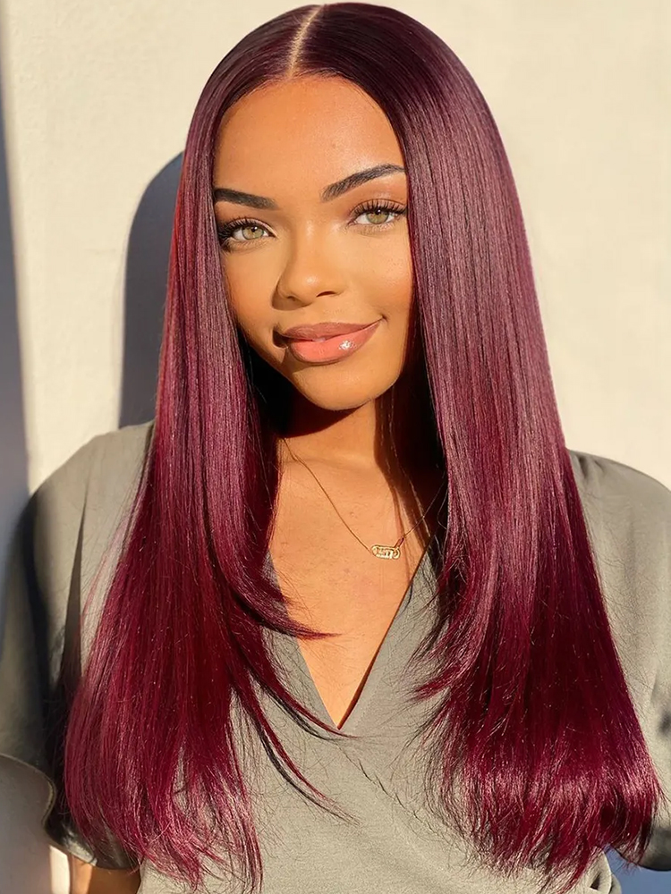 99J Layered Straight Wig 99J Layered Straight Wig