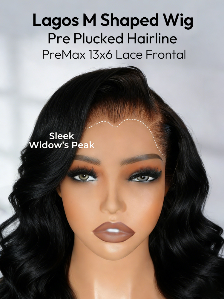Lagos M Shaped Sdie Part Wig