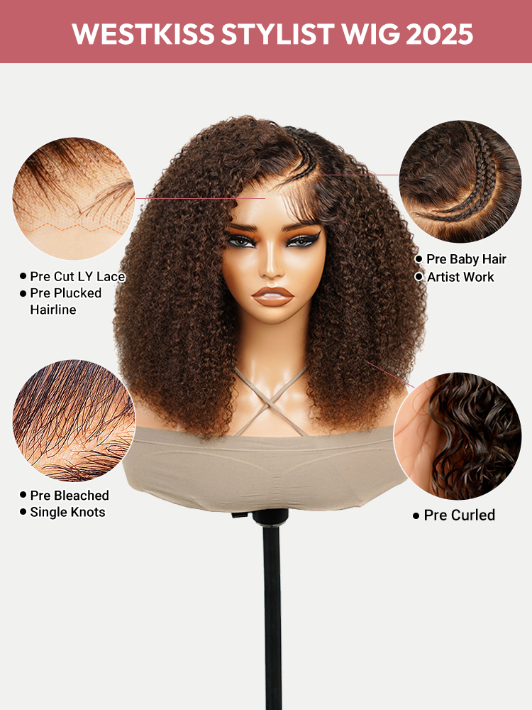 Curly Glueless HD Wigs Curly Glueless HD Wigs