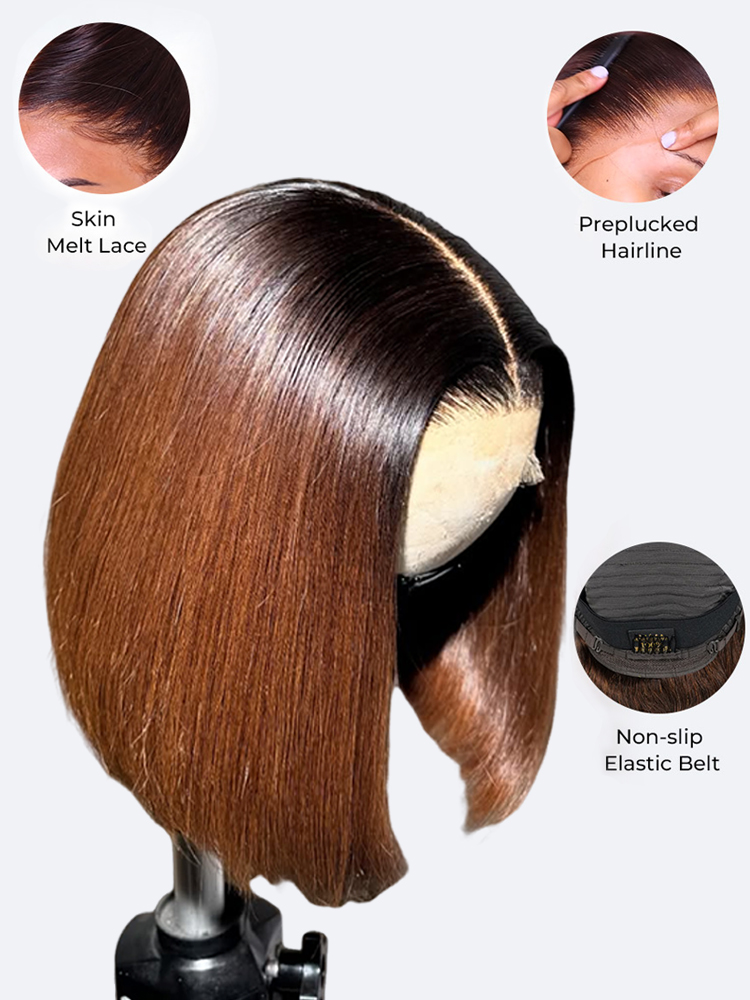 Ombre Straight Bob Wig