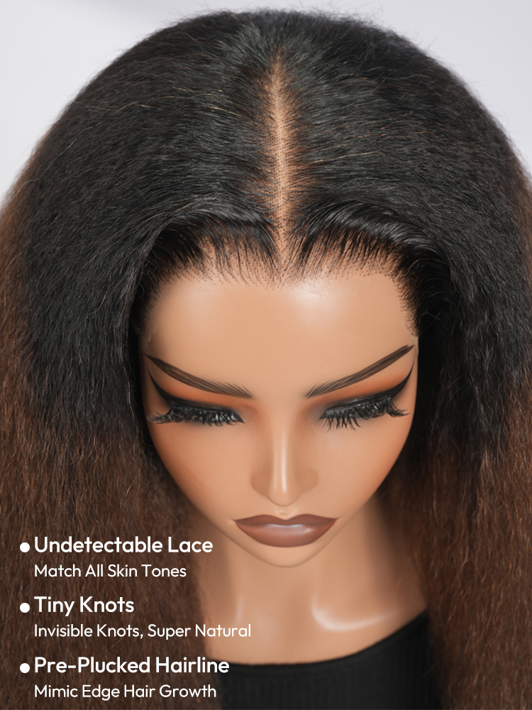 HD Lace Wig With Yaki Straight Wig