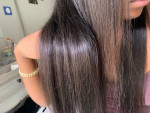 the hair is beautiful!!!! it's soft, ...