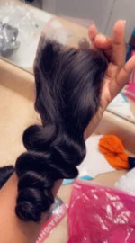 this hair is so silky. no shedding , ...
