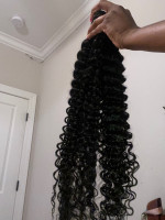 The hair is soft, It is true to lengt...