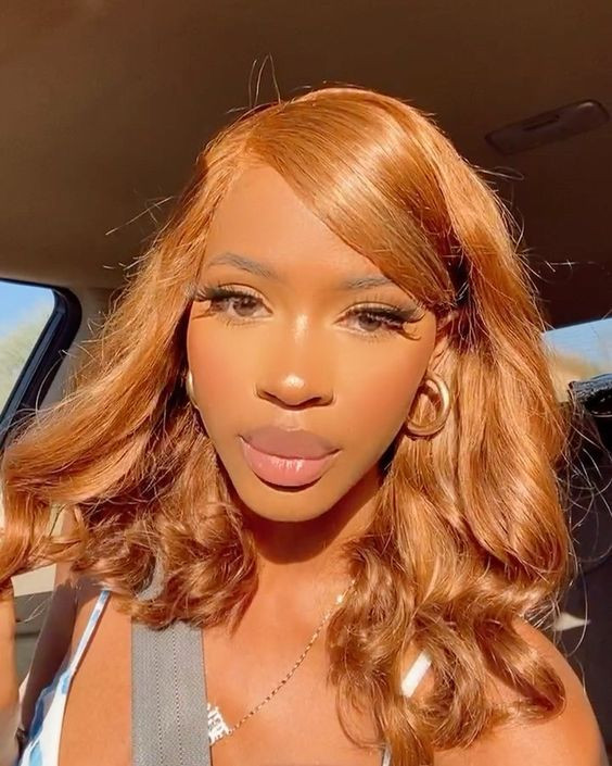 Spectacular Honey Brown Wig View in HD