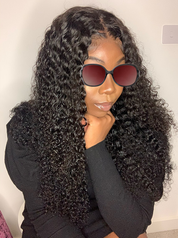 Curly Hair 3PC Weaves With 4x4 Lace Closures -West Kiss Hair