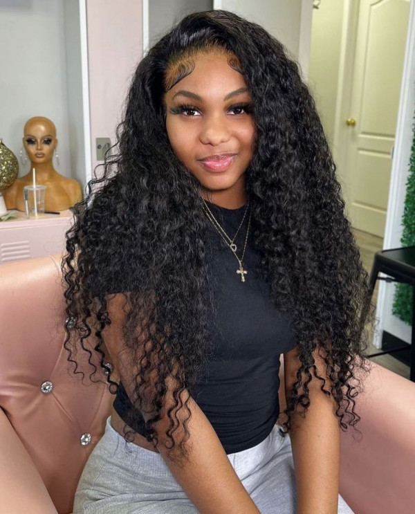 Glueless Wear And Go Wigs Deep Wave Invisible Lace Wig -West Kiss Hair
