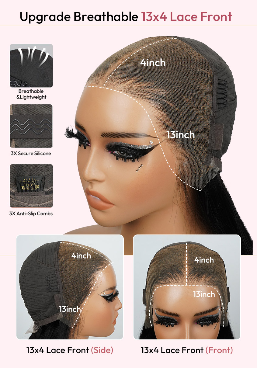 Upgrade Breathable 13x4 Lace Front
