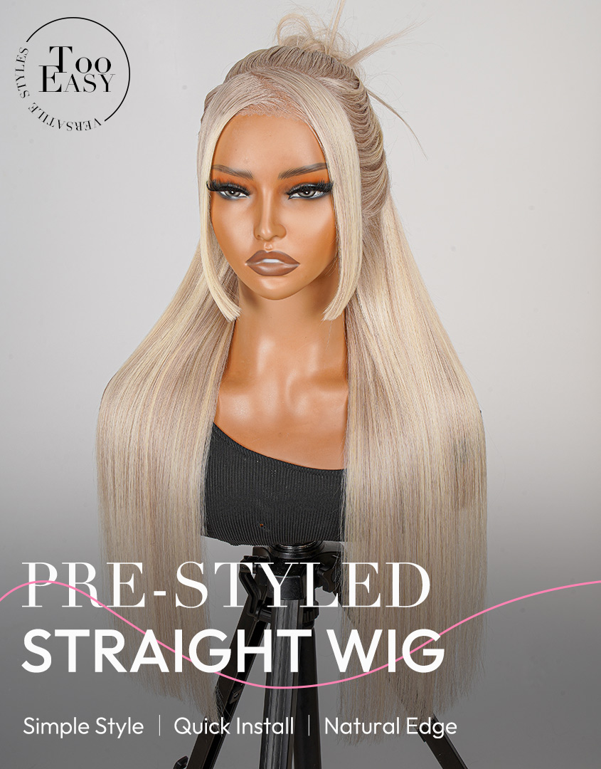 PRE-STYLED STRAIGHT WIG