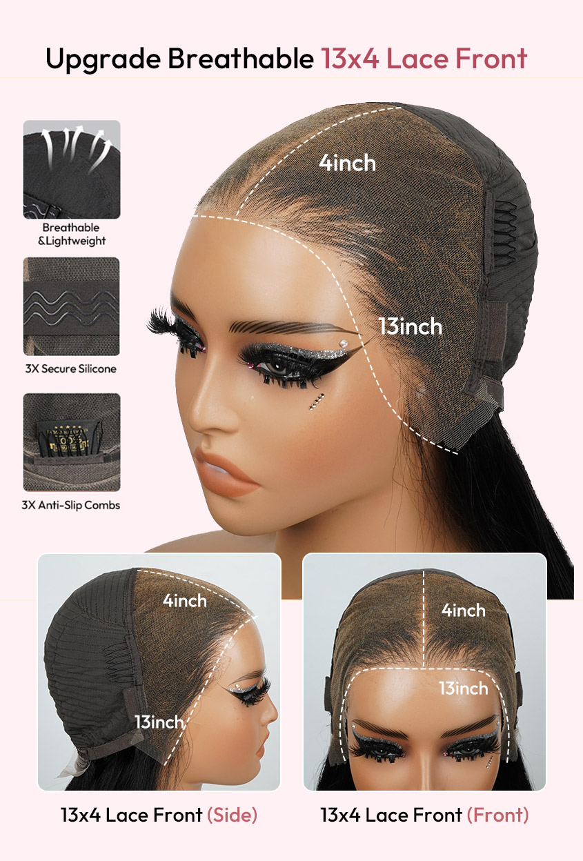 Upgrade Breathable 13x4 Lace Front