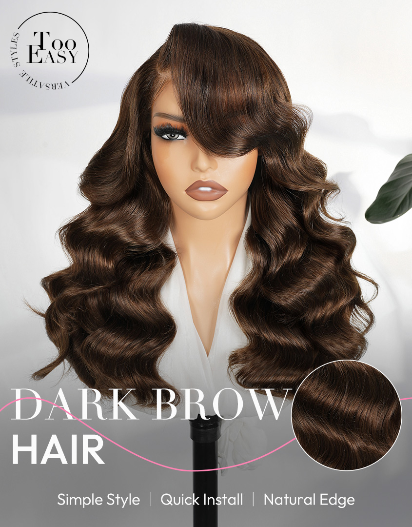 DARK BROWN HAIR