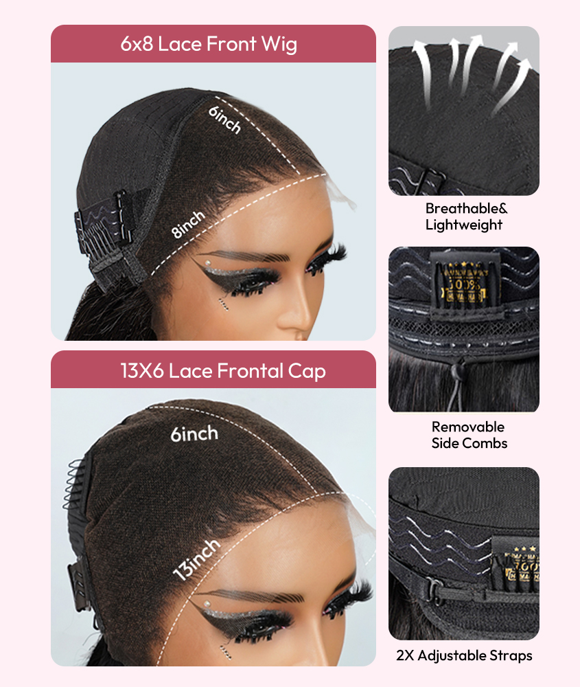 6x8 Lace Front Wig