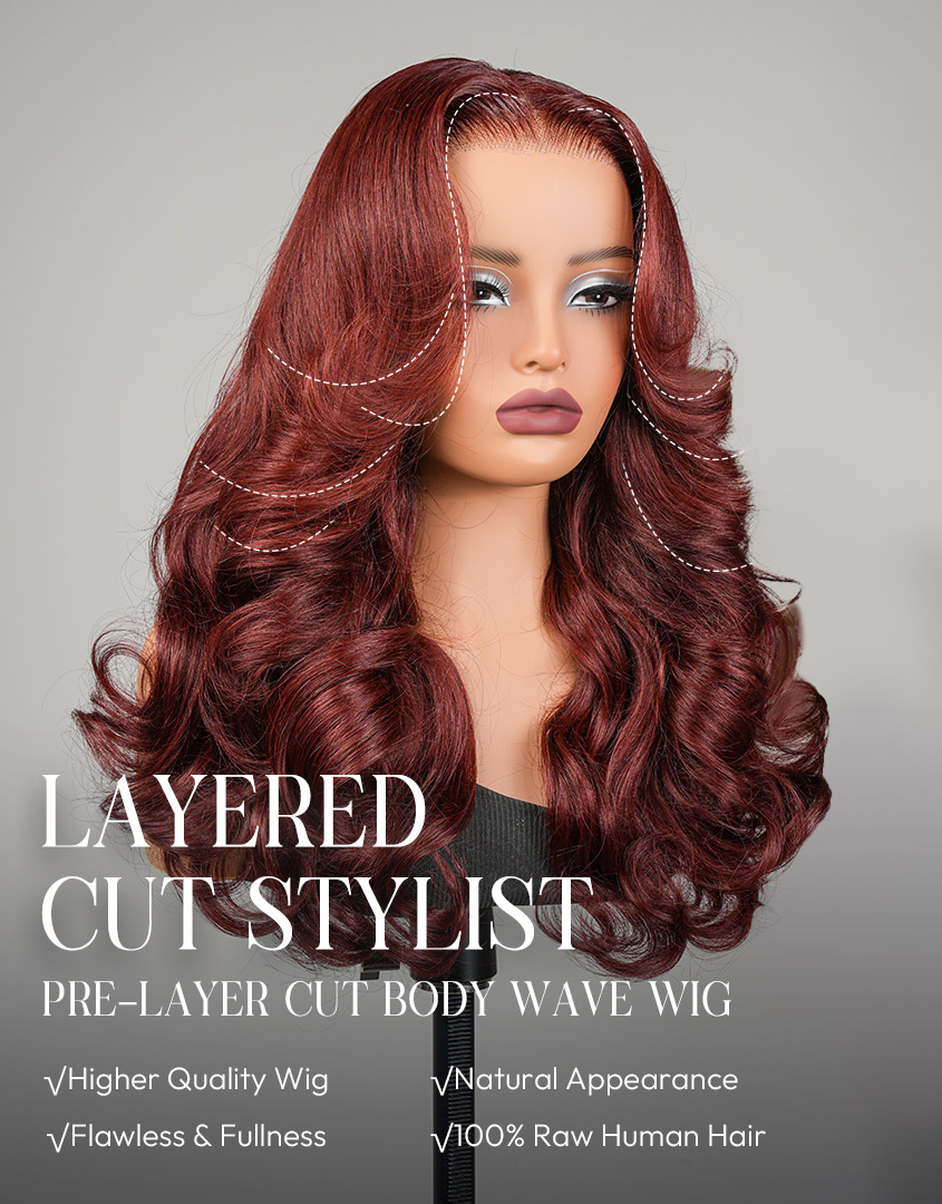 PRE-LAYER CUT BODY WAVE WIG